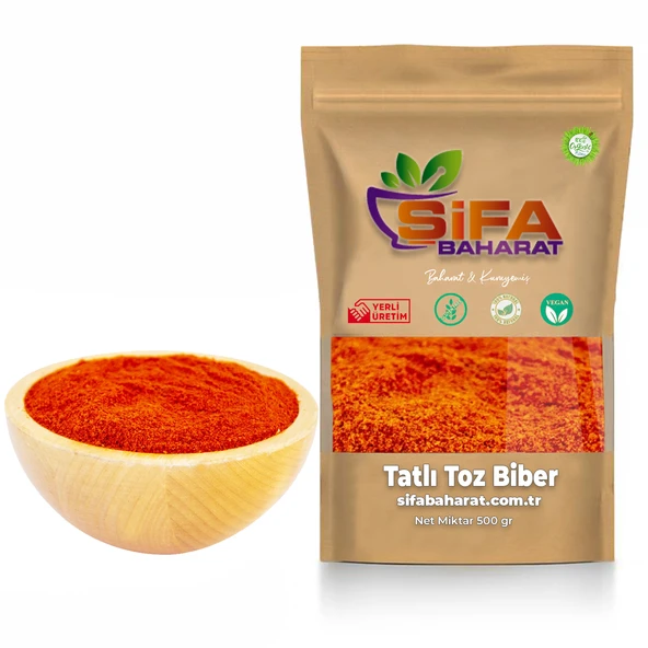 Şifa Baharat Tatlı Toz Biber 500 gr ürün görseli 1