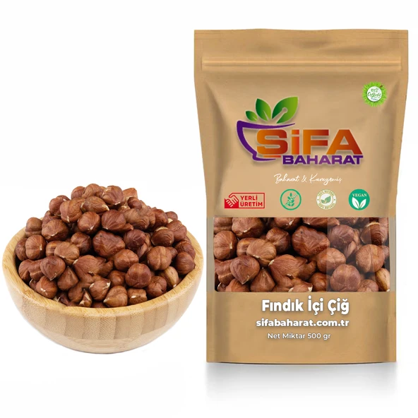 Şifa Baharat Fındık İçi Çiğ 500 gr ürün görseli 1