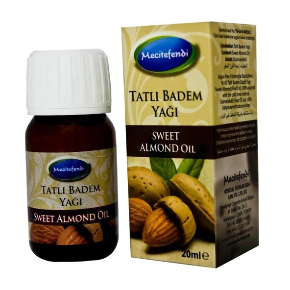 Mecitefendi Tatlı Badem Yağı 20 Ml ürün görseli 1