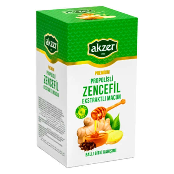 Akzer Propolisli Zencefil Ekstraktlı Macun (300Gr) ürün görseli 1