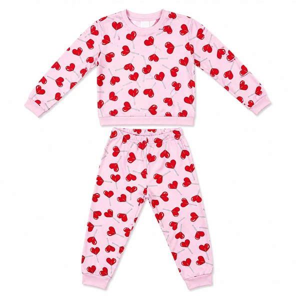 Kalpli 3-4 Yaş Kız Çocuk Pijama Takımı ürün görseli 1