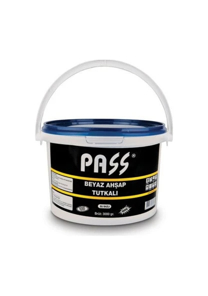 Pass Beyaz Ahşap Tutkalı 3000 G 3 KG ürün görseli 1