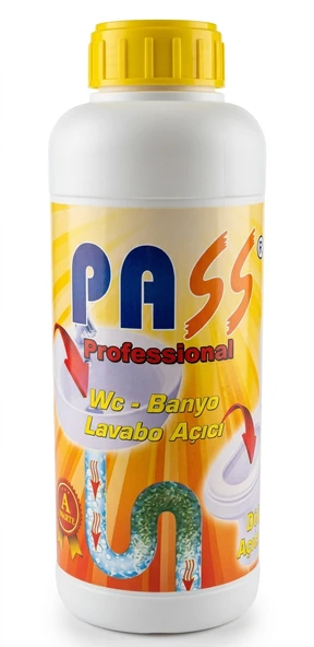Pass Dök-Aç Sıvı Lavabo Pvc Boru Gider Tıkanıklık Açıcı 2000 Gr ürün görseli 1