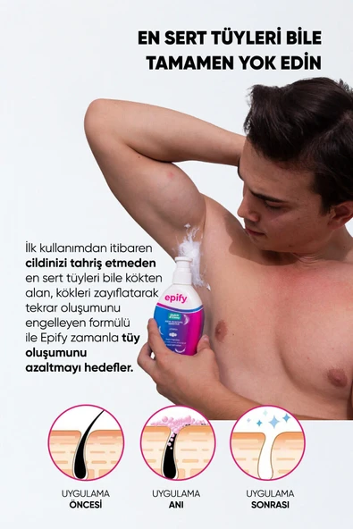 Epify Tüy Dökücü Krem - Resim 5