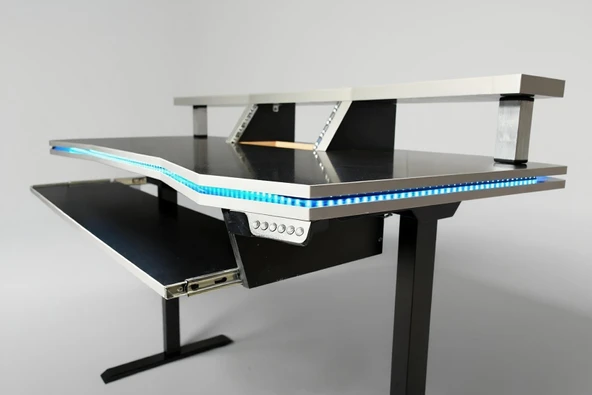 Monodesk Premium Edition Stüdyo Masası 170 cm. Mat Siyah - Resim 2