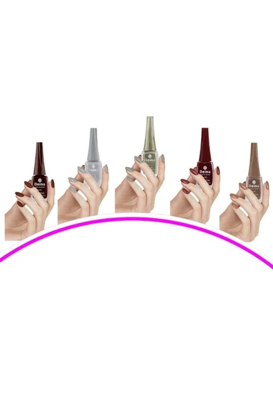 5 Adet Keratinli Besleyici Oje 14 ml SET12 ürün görseli 1