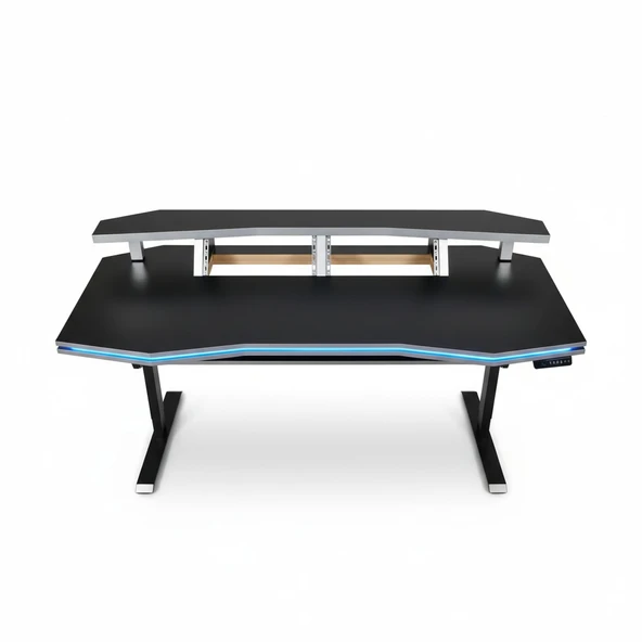 Monodesk Premium Edition Stüdyo Masası 200 cm. Mat Siyah - Resim 2