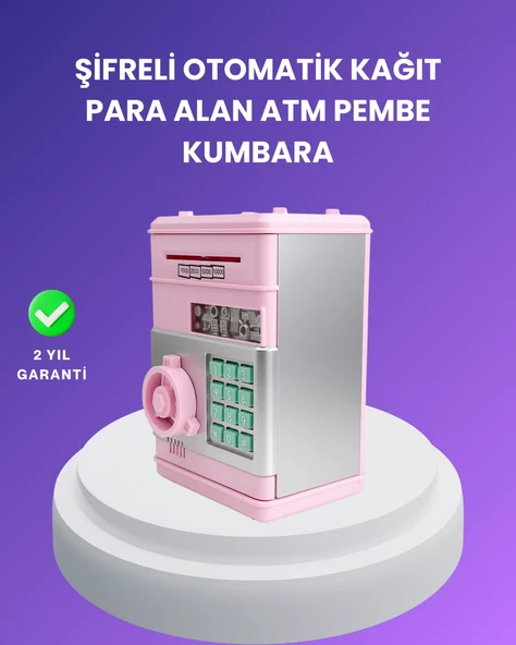 Çocuklar İçin Eğitici Elektronik Şifreli Kumbara ürün görseli 1