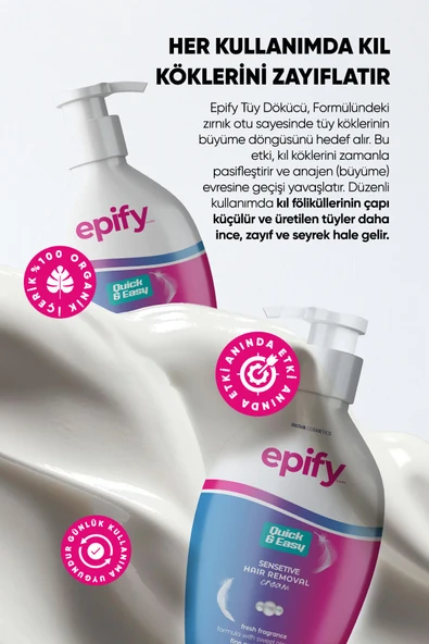 Epify Tüy Dökücü Krem - Resim 4