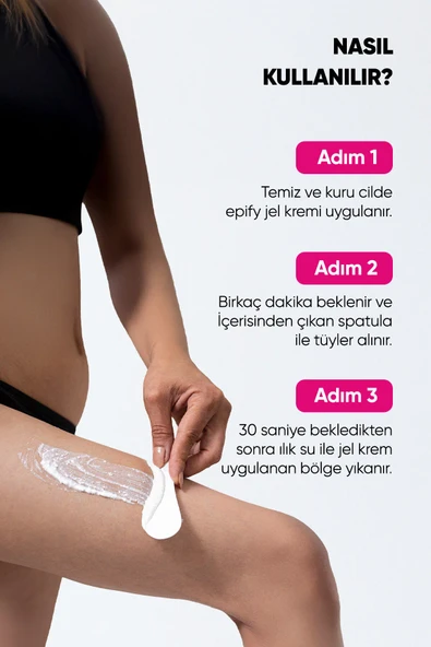 Epify Tüy Dökücü Krem - Resim 3