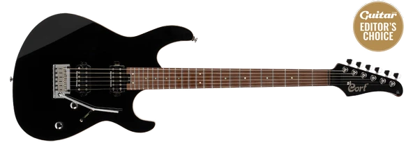 Cort G300PRO BK Elektro Gitar | Siyah Renk, Seymour Duncan H-H Manyetik, Kilitli Burgu Sistemi ürün görseli 1