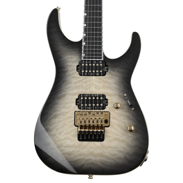 ESP LTD EIIMIIQMBLKNB E-II M-II QM Black Natural Burst Elektro Gitar | Quilted Maple Kapak, Aktif H-H Manyetik, Kilitli Burgu ürün görseli 1