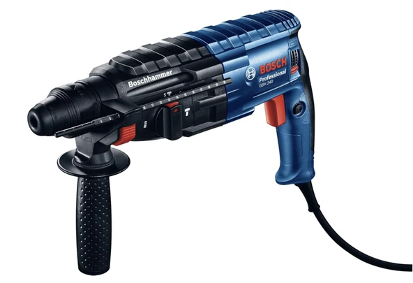 Bosch GBH 240 Kırıcı Delici + 5 parça SDS Plus Aksesuar Seti ürün görseli 1