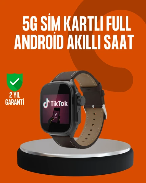Sım Kartlı Akıllı Saat Amoled Ekran Android Sistem ürün görseli 1
