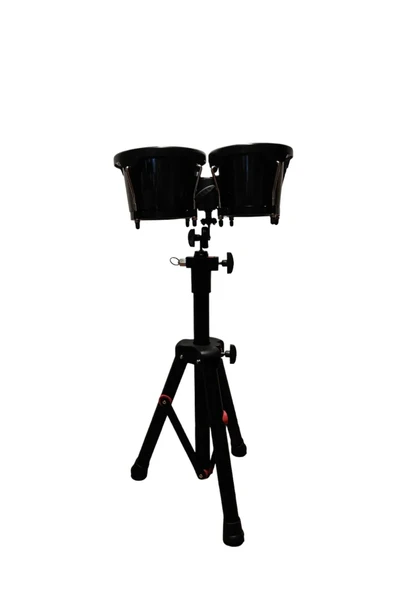 Rhythm Percussion HO27STBK Profesyonel Bongo ve Sehpa Seti | Siyah Renk, Ayarlanabilir Stand Dahil, Doğal Deri, Gür Tını ürün görseli 1