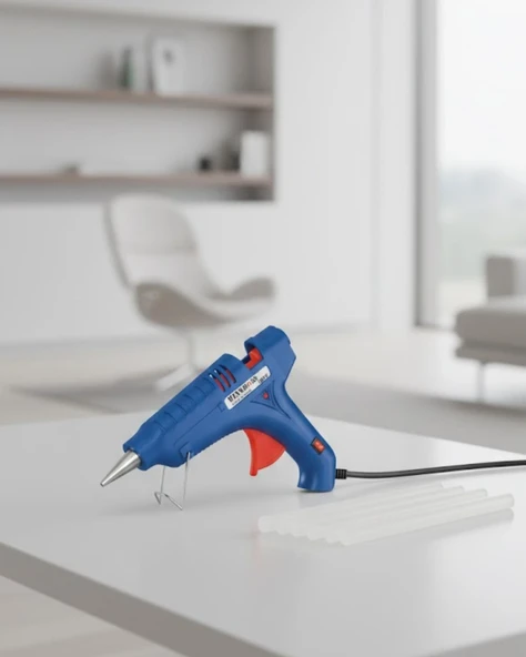 11 Mm Silikon Uyumlu 100 W Güçlü Silikon Tabancası 5 Adet Silikon Hediyeli ürün görseli 1