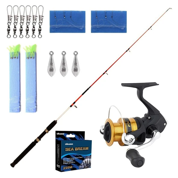 Shimano Fx 4000 - Remixon Tekno 135cm Tekne Olta Seti ürün görseli 1