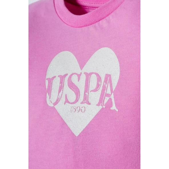 U.s. Polo Şortlu Takım Usb3012 Pembe - Resim 2