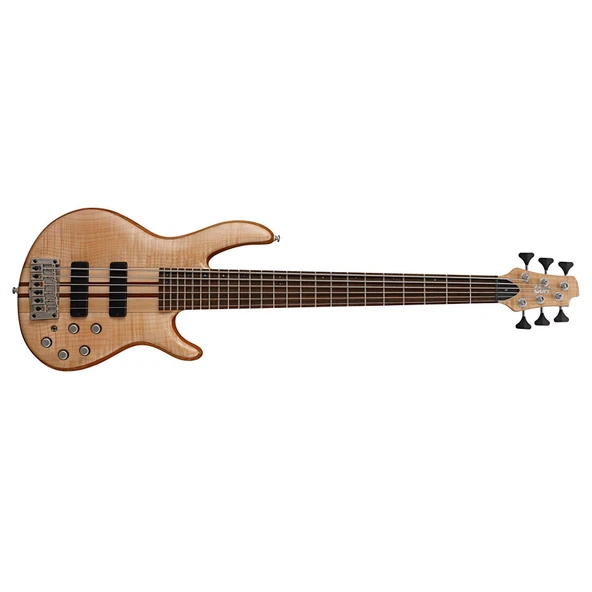 Cort A6PLUS FMMH OPN 6 Telli Bas Gitar | Naturel Renk, Maun Gövde, Open Pore, Bartolini MK-1 Manyetik ürün görseli 1