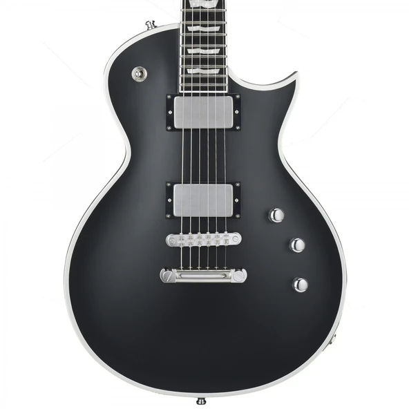 ESP LTD EIIECBBBLKSS E-II Eclipse BB Black Satin Elektro Gitar | Siyah Mat Renk, EMG H-H Manyetik, Japon Üretim ürün görseli 1