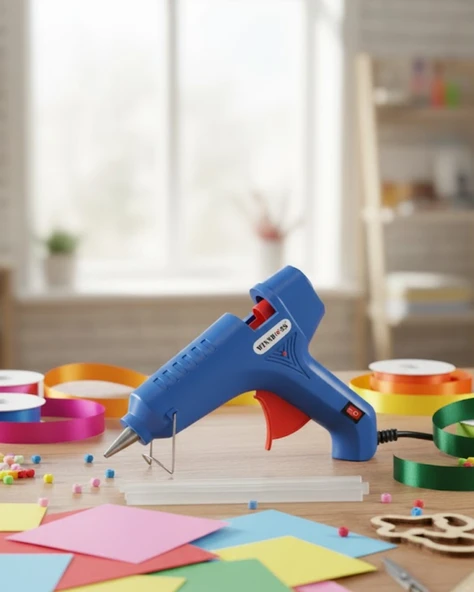 Ev Ve Hobi İçin 60 W Silikon Tabancası 11 Mm Uyumlu 5 Adet Hediye Silikon ürün görseli 1