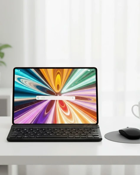 Klavyeli Tablet Pc Kalem Kılıf Ve Ekran Koruyucu Hediyeli Android Set ürün görseli 1