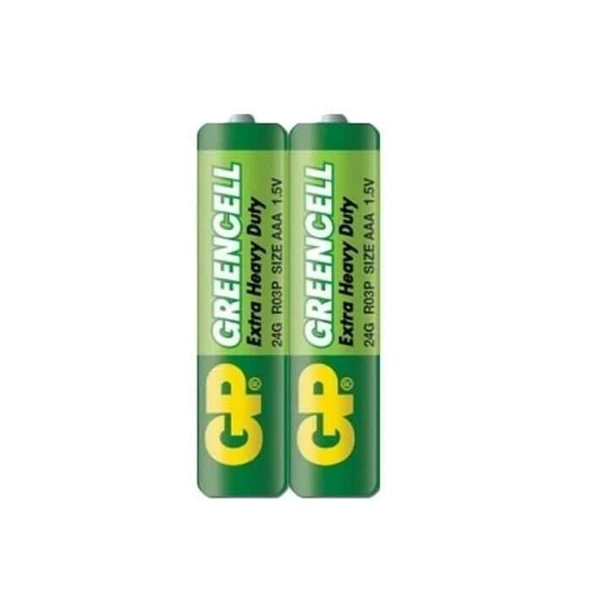 GP Greencell 2'li İnce Kalem Pil AAA ürün görseli 1