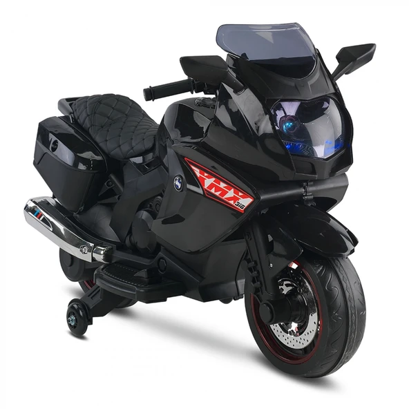 Babyhope 438a Xmx-316 Ledli Akülü Motor 12 Volt Siyah ürün görseli 1