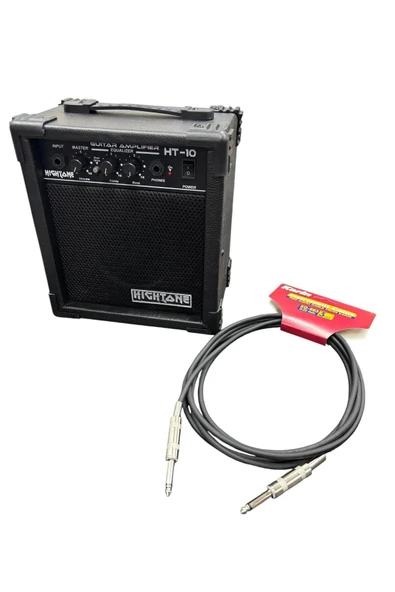 High Tone HTKO HT-10&992 10 Watt Amplifikatör Seti | 3 Metre Enstrüman Ara Kablosu Dahil, Başlangıç Paketi ürün görseli 1