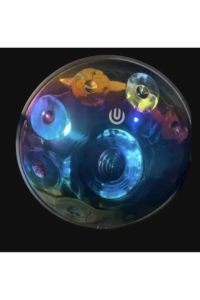 Rhythm Percussion TNT-9 Titanium 9 Nota Handpan | Titanyum Alaşımlı Gövde, Uzun Rezonans Süresi, Üst Düzey İşçilik ürün görseli 1