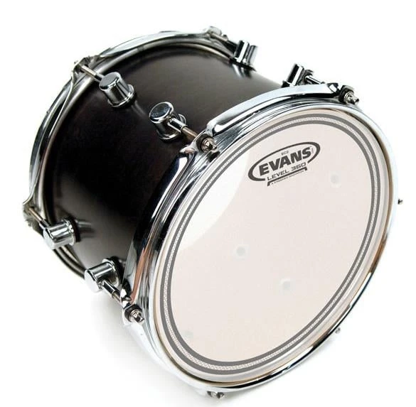 Evans ETP-EC2SCTD-S 12, 13, 16 İnç Bateri Tom Derisi Seti (Standart Kit) | Kumlu (Frosted) Bitiş, EC2S Kenar Ringli, Çift Katman Kontrollü Ton ürün görseli 1
