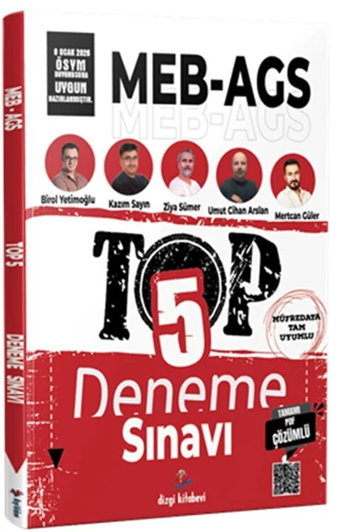 Dizgi Kitap MEB AGS TOP 5 Tamamı PDF Çözümlü Fasiküller Halinde 5 Deneme ürün görseli 1
