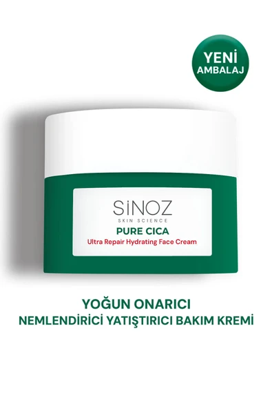 Pure Cica Yoğun Onarıcı Yatıştırıcı Nemlendirici Bakım Kremi Tahriş Olmuş Hasarlı Ciltler İçin 50 ml ürün görseli 1