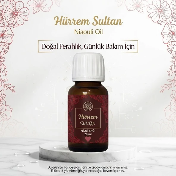 Hürrem Sultan Celenzea Nioli Yağı 20 ml - %100 Saf Iç Çamaşırı Damlası Intim Bakım & Kötü Koku Karşıtı ürün görseli 1