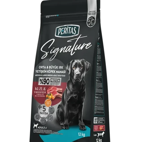 Peritas Signature Kuzulu Yetişkin Köpek Orta ve Büyük Irk 12 Kg ürün görseli 1