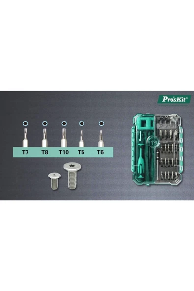 Proskit SD-9827M Tornavida Seti - Resim 3