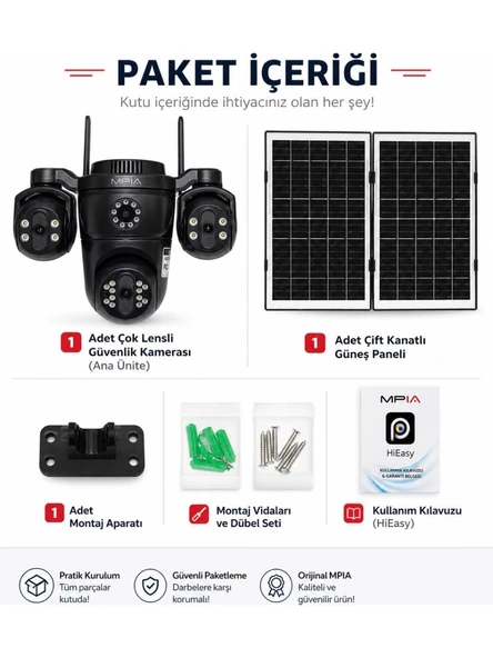 PTTAVM: MPIA KOTO 12MP 3 Lens 4G Çift Solar Panel HiEasy AOV