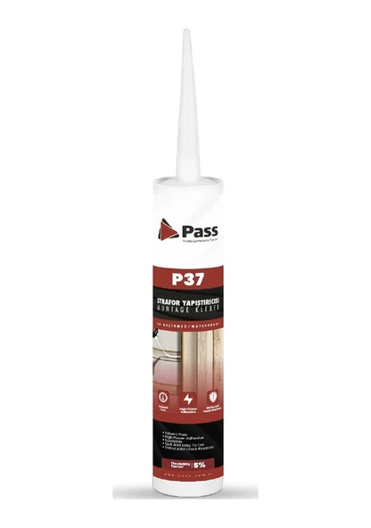 Pass Strafor & Kartonpiyer Yapıştırıcısı 310 ML ürün görseli 1