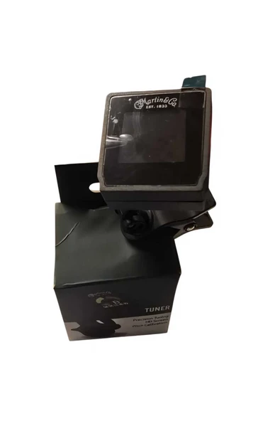 Martin & Co 18A0126 Martin Kromatik Klipsli Akort Cihazı (Tuner) | LCD Ekran, Yüksek Hassasiyetli Sensör, Tüm Enstrümanlar İçin ürün görseli 1