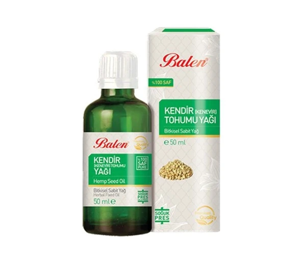 Balen Kendir (Kenevir) Tohumu Yağı 50 Ml ürün görseli 1