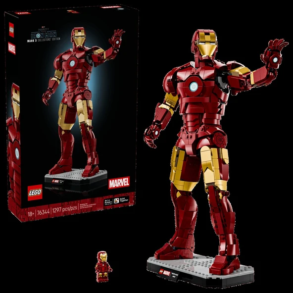Lego Marvel Iron Man Mark 3 Collectors' Edition 76344 ürün görseli 1