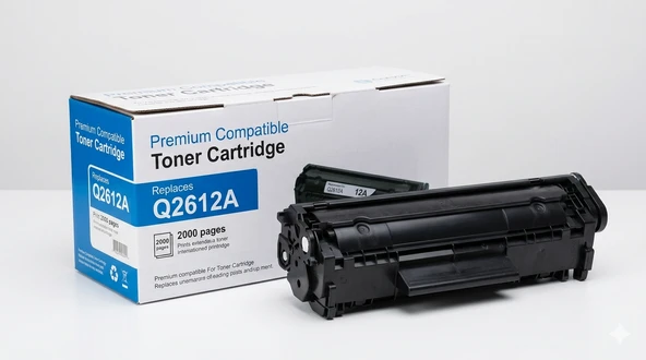 2612a Hp Toner Muadil Siyah ürün görseli 1