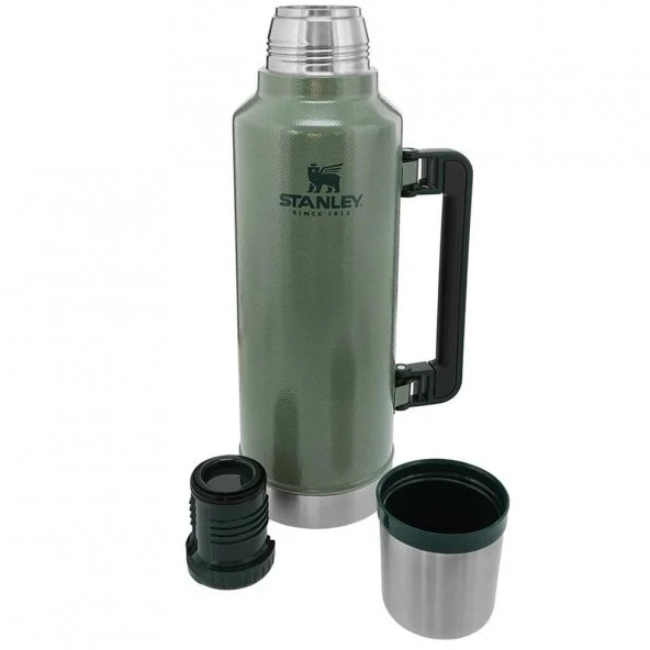 Stanley Klasik Vakumlu Yeşil 1.9 lt Çelik Termos - Resim 3
