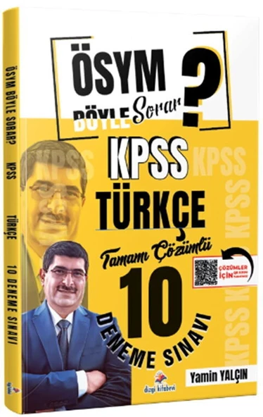 Dizgi Kitap ÖSYM Böyle Sorar 2026 KPSS Türkçe Tamamı PDF Çözümlü 10 Deneme Sınavı ürün görseli 1