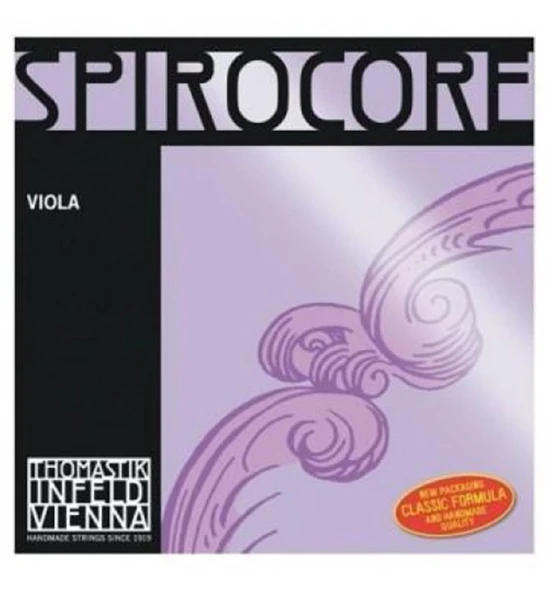 Thomastik S20 Spirocore Medium G (Sol) Tek Viyola Teli | Esnek Çelik Çekirdek, Krom Sarım, Güçlü Ses Projeksiyonu ve Netlik ürün görseli 1