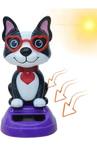 Güneş Enerjili Solar Dans Eden Figür Sallanan Kedi Figürü Araba Masaüstü Hediyelik Dekoru Parti Süs ürün görseli 1
