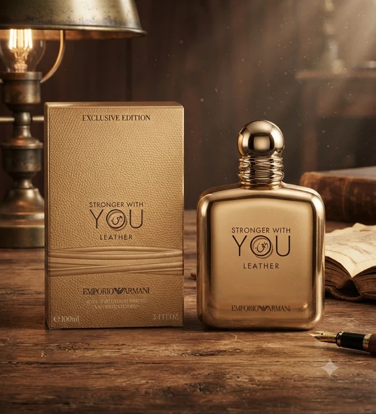 Emporio Armani Stronger With You Leather Edp Erkek Parfüm 100 Ml ürün görseli 1