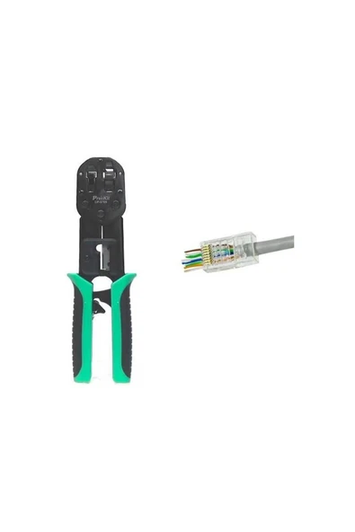 Proskit Cp-376n Profesyonel Ez-rj45 Konnektör Sıkma Pensesi ürün görseli 1