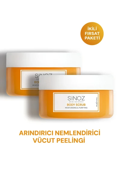 Body Scrub Besleyici Arındırıcı Nemlendirici Vücut Peelingi (2 X 300 GR) ürün görseli 1