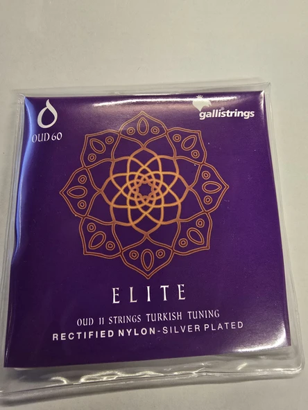 Galli OUD60 Ud Elite Serisi Rectified Nylon 11 Telli Ud Tel Seti | Pürüzsüzleştirilmiş Naylon, Sıcak ve Geleneksel Ton ürün görseli 1